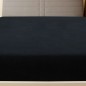 vidaXL Lenzuola con Angoli Jersey 2pz Nero 180x200 cm Cotone vidaXL Lenzuola con Angoli Jersey 2pz Nero 180x200 cm Cotone