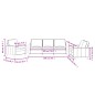 vidaXL Set di Divani 3 pz con Cuscini Grigio Chiaro in Velluto vidaXL Set di Divani 3 pz con Cuscini Grigio Chiaro in Velluto