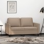 vidaXL Divano a 2 Posti Cappuccino 140 cm in Similpelle vidaXL Divano a 2 Posti Cappuccino 140 cm in Similpelle