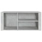 Scarpiera Grigio Cemento 100x35x45 cm in Legno Multistrato Scarpiera Grigio Cemento 100x35x45 cm in Legno Multistrato