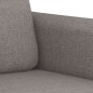vidaXL Set di Divani 3 pz con Cuscini Tortora in Tessuto vidaXL Set di Divani 3 pz con Cuscini Tortora in Tessuto