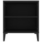 Mobile Porta TV Nero 102x44,5x50 cm in Legno Multistrato Mobile Porta TV Nero 102x44,5x50 cm in Legno Multistrato