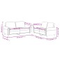 vidaXL Set di Divani 2 pz con Cuscini crema in Similpelle vidaXL Set di Divani 2 pz con Cuscini crema in Similpelle