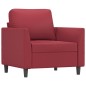 vidaXL Poltrona Rosso Vino 60 cm in Similpelle vidaXL Poltrona Rosso Vino 60 cm in Similpelle
