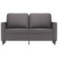 vidaXL Divano a 2 Posti Grigio 120 cm in Similpelle vidaXL Divano a 2 Posti Grigio 120 cm in Similpelle
