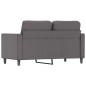 vidaXL Divano a 2 Posti Grigio 120 cm in Similpelle vidaXL Divano a 2 Posti Grigio 120 cm in Similpelle