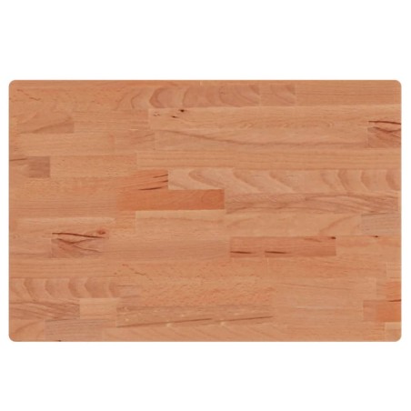 vidaXL Piano Bagno 60x40x1,5 cm Legno Massello di Faggio