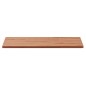 vidaXL Piano Bagno 60x40x1,5 cm Legno Massello di Faggio