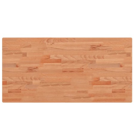 vidaXL Piano Bagno 100x50x2,5 cm in Legno Massello di Faggio