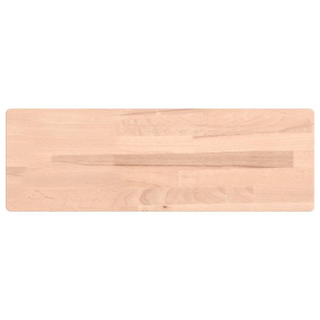 vidaXL Mensola a Parete 60x20x2,5 cm in Legno Massello di Faggio
