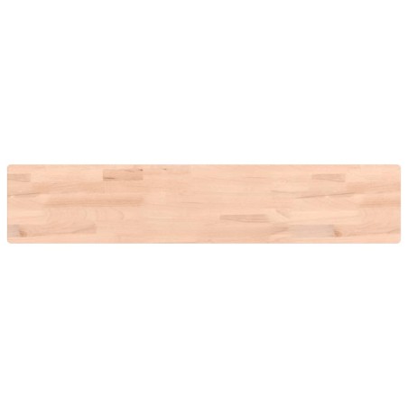 vidaXL Mensola a Parete 100x20x2,5 cm in Legno Massello di Faggio