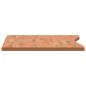 vidaXL Piano per Scrivania 100x(55-60)x2,5 cm Legno Massello di Faggio vidaXL Piano per Scrivania 100x(55-60)x2,5 cm Legno Massello di Faggio