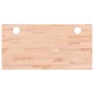 vidaXL Piano Scrivania 110x55x4 cm in Legno Massello di Faggio vidaXL Piano Scrivania 110x55x4 cm in Legno Massello di Faggio