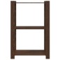 vidaXL Scaffale a 3 Livelli Marrone 60x38x90 cm in Legno di Pino