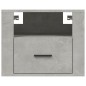 Comodino a Muro Grigio Cemento 50x36x40 cm Comodino a Muro Grigio Cemento 50x36x40 cm