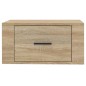 Comodini a Muro 2 pz Rovere Sonoma 50x36x25 cm Comodini a Muro 2 pz Rovere Sonoma 50x36x25 cm