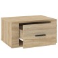 Comodini a Muro 2 pz Rovere Sonoma 50x36x25 cm Comodini a Muro 2 pz Rovere Sonoma 50x36x25 cm