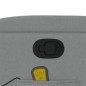 vidaXL Poltrona Massaggiante Reclinabile Grigio Chiaro in Tessuto
