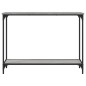 vidaXL Tavolino Consolle Grigio Sonoma 101x30,5x75cm Legno Multistrato vidaXL Tavolino Consolle Grigio Sonoma 101x30,5x75cm Legno Multistrato