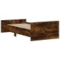 vidaXL Giroletto senza Materasso Rovere Fumo 90x190 cm in Truciolato vidaXL Giroletto senza Materasso Rovere Fumo 90x190 cm in Truciolato
