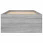 vidaXL Giroletto Grigio Sonoma 75x190 cm Small Single vidaXL Giroletto Grigio Sonoma 75x190 cm Small Single