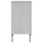 vidaXL Credenza SENJA Aspetto Rattan Bianco 112x40x80 cm Massello Pino vidaXL Credenza SENJA Aspetto Rattan Bianco 112x40x80 cm Massello Pino