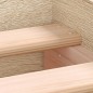 vidaXL Giroletto con Testiera e Pediera Rovere Sonoma 200x200 cm
