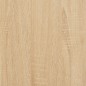 vidaXL Giroletto con Testiera e Pediera Rovere Sonoma 120x200 cm vidaXL Giroletto con Testiera e Pediera Rovere Sonoma 120x200 cm