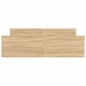 vidaXL Giroletto con Testiera e Pediera Rovere Sonoma 150x200 cm vidaXL Giroletto con Testiera e Pediera Rovere Sonoma 150x200 cm