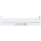vidaXL Giroletto con Testiera e Pediera Bianco 100x200 cm vidaXL Giroletto con Testiera e Pediera Bianco 100x200 cm