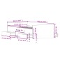 vidaXL Giroletto con Testiera e Pediera Grigio Cemento 90x200 cm vidaXL Giroletto con Testiera e Pediera Grigio Cemento 90x200 cm