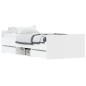 vidaXL Giroletto con Testiera e Pediera Bianco 90x190 cm vidaXL Giroletto con Testiera e Pediera Bianco 90x190 cm