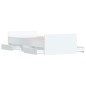 vidaXL Giroletto con Testiera e Pediera Bianco 90x190 cm vidaXL Giroletto con Testiera e Pediera Bianco 90x190 cm