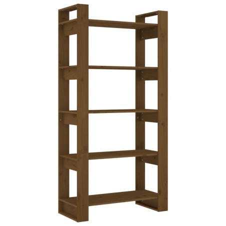 Libreria/Divisorio Miele 80x35x160 cm Legno Massello