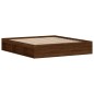 vidaXL Giroletto Marrone Rovere 180x200 cm Super King vidaXL Giroletto Marrone Rovere 180x200 cm Super King