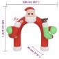 Ingresso ad Arco Gonfiabile con LED 320 cm Ingresso ad Arco Gonfiabile con LED 320 cm