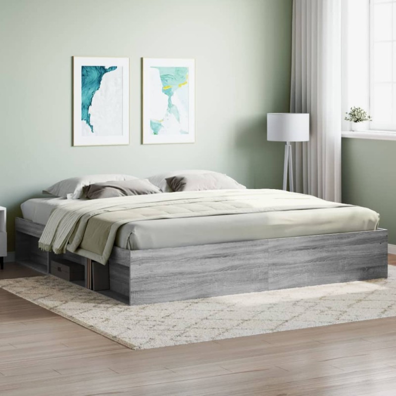 vidaXL Giroletto Grigio Sonoma 200x200 cm vidaXL Giroletto Grigio Sonoma 200x200 cm