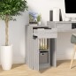 Armadietto da Scrivania Grigio Sonoma 33,5x50x75 cm Legno Armadietto da Scrivania Grigio Sonoma 33,5x50x75 cm Legno