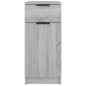 Armadietto da Scrivania Grigio Sonoma 33,5x50x75 cm Legno Armadietto da Scrivania Grigio Sonoma 33,5x50x75 cm Legno