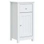 vidaXL Mobile da Bagno BERG Bianco 40x34x80 cm Legno Massello di Pino vidaXL Mobile da Bagno BERG Bianco 40x34x80 cm Legno Massello di Pino