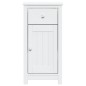 vidaXL Mobile da Bagno BERG Bianco 40x34x80 cm Legno Massello di Pino vidaXL Mobile da Bagno BERG Bianco 40x34x80 cm Legno Massello di Pino