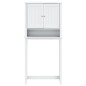 vidaXL Mobile per Lavatrice BERG Bianco 76x27x164,5cm Legno Massello
