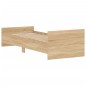 vidaXL Giroletto senza Materasso Rovere Sonoma 75x190 cm in Truciolato