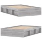 vidaXL Giroletto Grigio Sonoma 120x190 cm Small Double vidaXL Giroletto Grigio Sonoma 120x190 cm Small Double