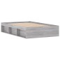 vidaXL Giroletto Grigio Sonoma 120x190 cm Small Double vidaXL Giroletto Grigio Sonoma 120x190 cm Small Double
