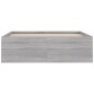 vidaXL Giroletto Grigio Sonoma 120x190 cm Small Double vidaXL Giroletto Grigio Sonoma 120x190 cm Small Double