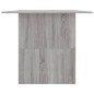 vidaXL Tavolo da Pranzo Grigio Sonoma 180x90x76 cm Legno Multistrato