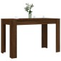 vidaXL Tavolo da Pranzo Rovere Marrone 120x60x76 cm Legno Multistrato