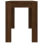 vidaXL Tavolo da Pranzo Rovere Marrone 120x60x76 cm Legno Multistrato