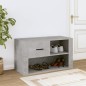 Scarpiera Grigio Cemento 80x35x45 cm in Legno Multistrato Scarpiera Grigio Cemento 80x35x45 cm in Legno Multistrato
